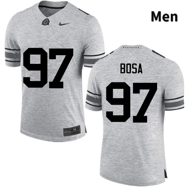 Ohio State Buckeyes Joey Bosa Men's #97 Gray Game Stitched College Football Jersey